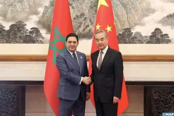 أجرى ناصر بوريطة مباحثات مع وزير الخارجية الصيني في العاصمة بكين، تمحورت حول تطوير المبادلات الاقتصادية